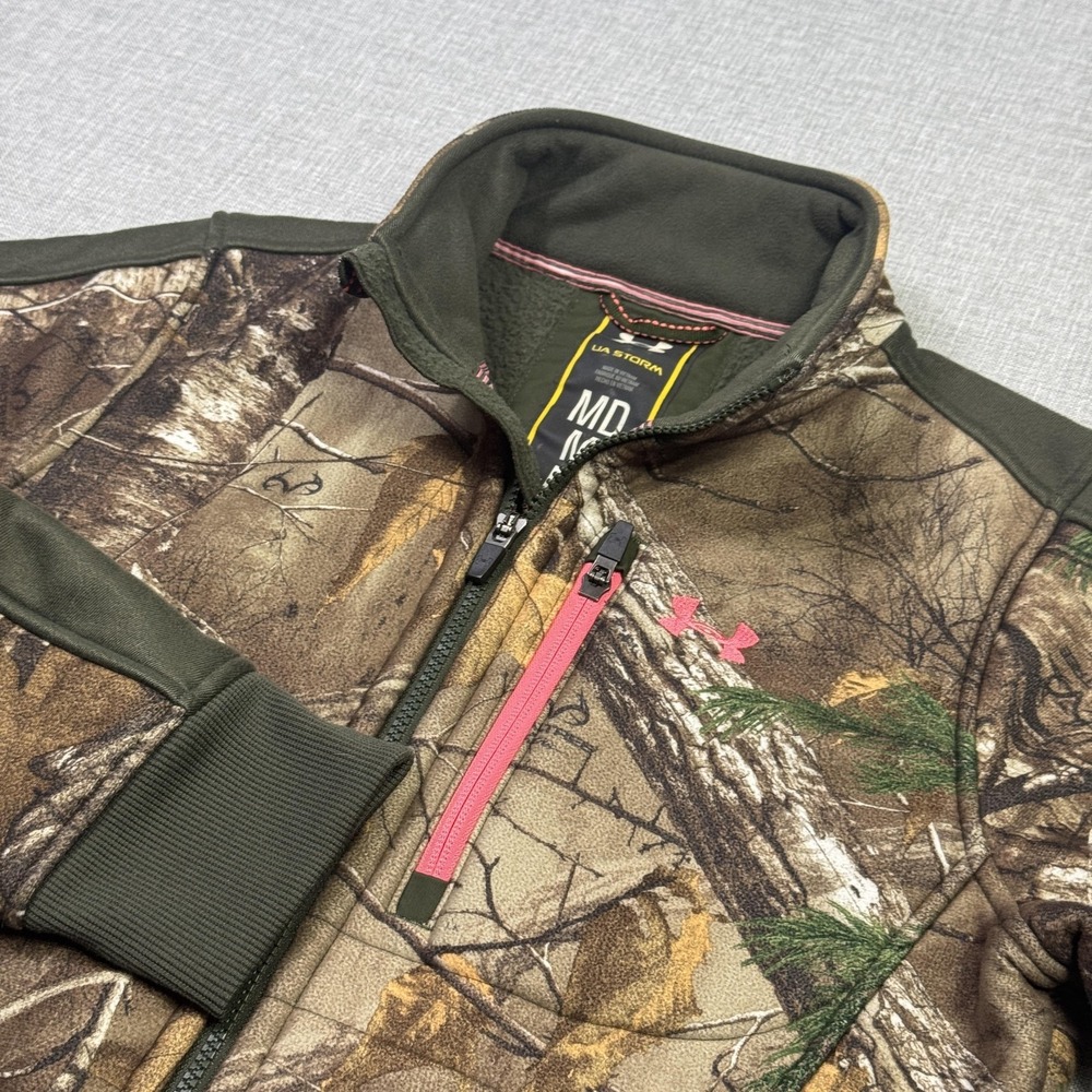 Under Armour Storm Camouflage Hunting Jacket Womens Medium Multicolor Full Zip